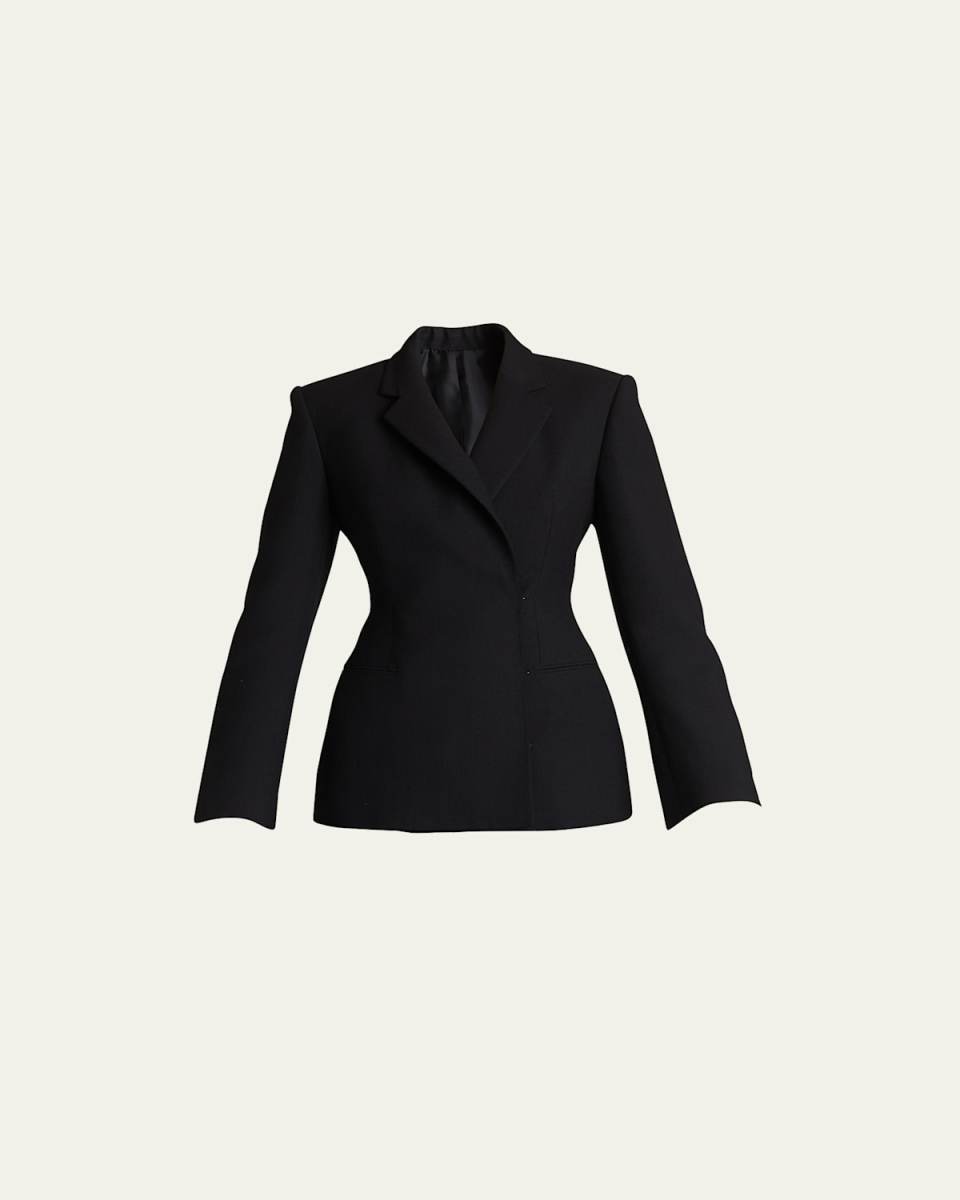 Fitted Wool Blazer